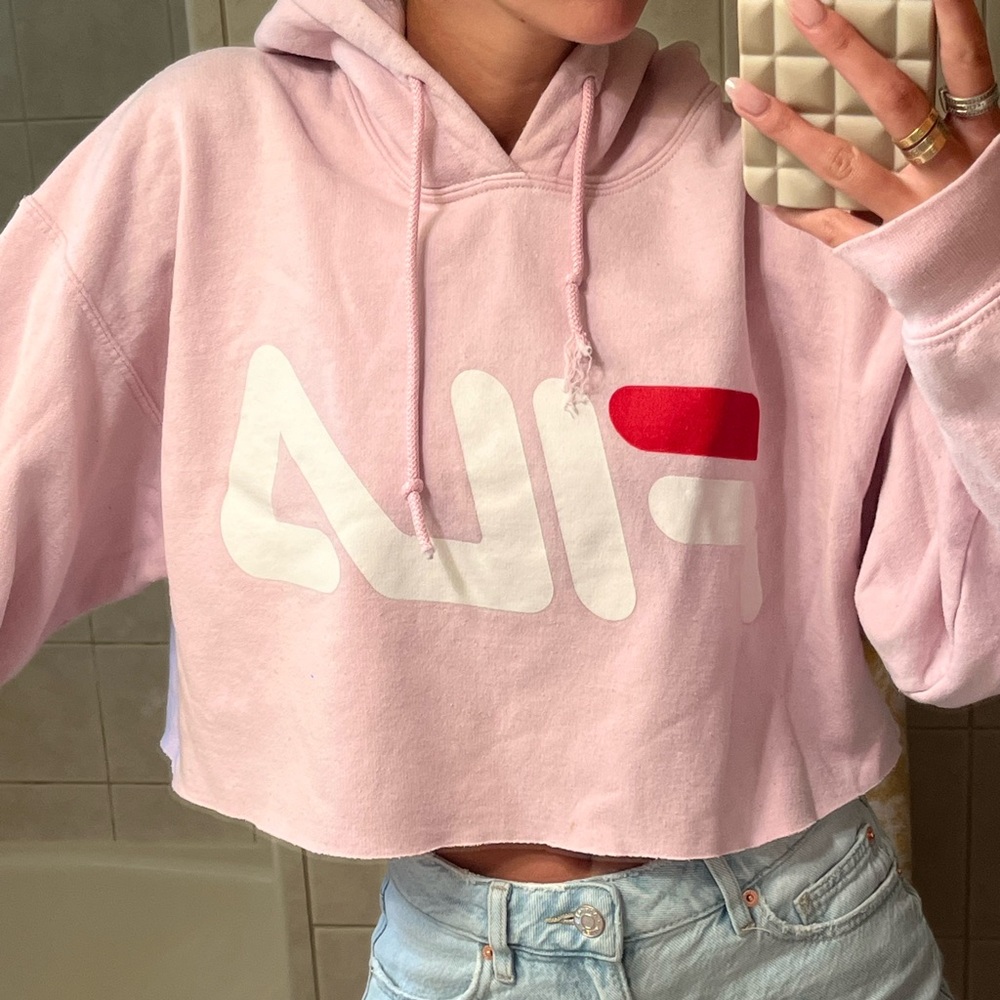 Pink FILA sweatshirt
